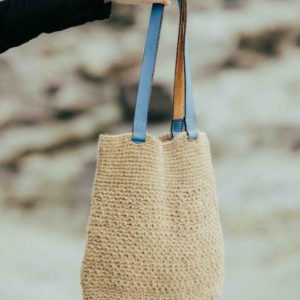 Wool Felt Floral Tote Bag & Handbag